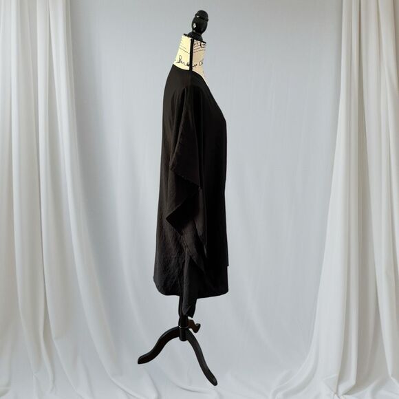 Brand New Ai'mage Women's Medium Black Swim Cover Up Button Down Top Swimwear - Picture 6 of 12